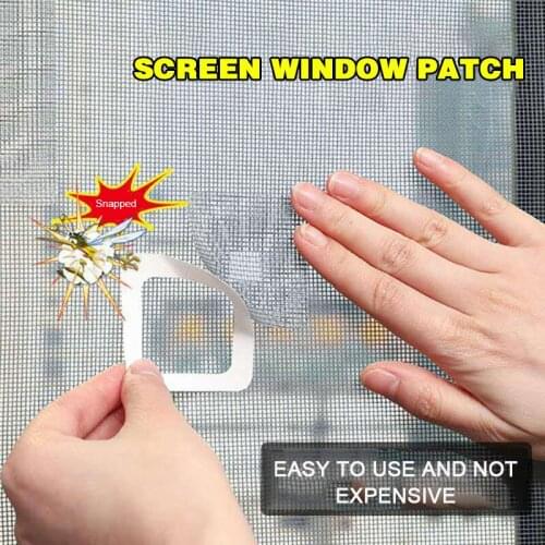 3pcs Fix Net Window Home Adhesive Anti Mosquito Fly Bug Insect Repair Screen Wall Patch Stickers Mesh Window Screen