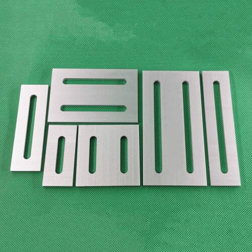 Aluminum profile connecting plate Surface reinforcement Vertical aluminum plate Connecting piece Conversion fixing plate