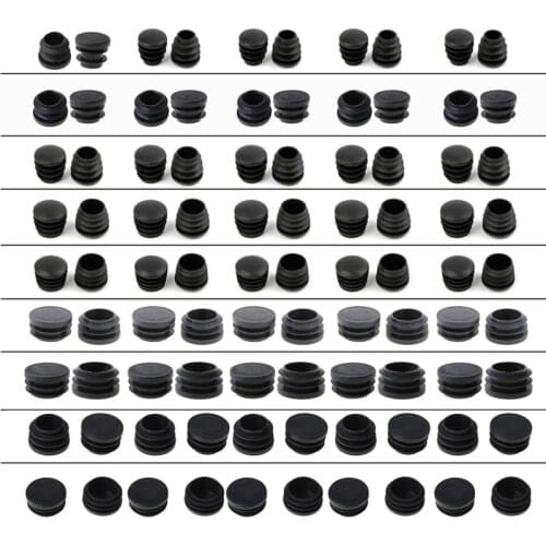 10Pcs/lot New Furniture Leg Plug Blanking End Cap Bung For Round Pipe Tube Diameter: 16/19/22/25/28/30/32/35mm