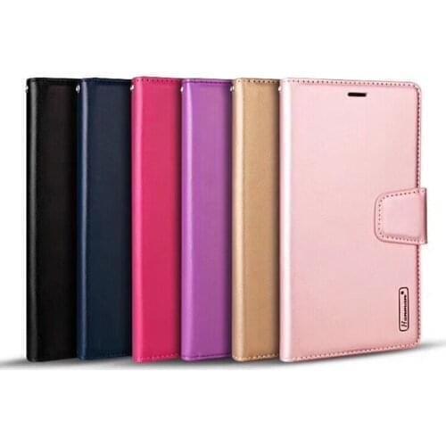 10pcs Hanman Mill Sheepskin Leather Case For Huawei Mate 40 Pro Lite Flip Book Card Holder Stand Wallet Case Card Slot