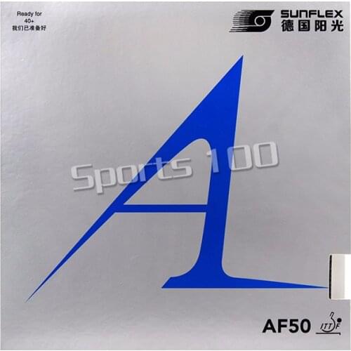 1x SUNFLEX Original AF50 Silver Pimples In Table Tennis Rubber Pips-In Ping Pong Sponge Tenis De Mesa