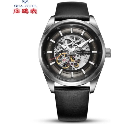 2021 Seagull Brand Mens Watch Business Hollow Luminous Waterproof Automatic Mechanical Watch Mens Watch Mechanic 819.92.6076H
