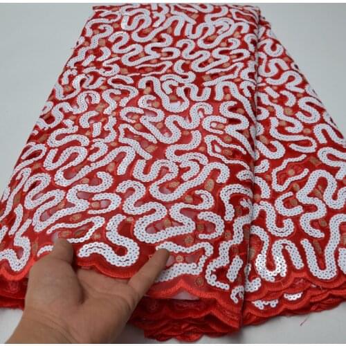 5yards/pc) high quality sequins embroidered African handcut lace pink organza lace fabric for wedding party dress OP151