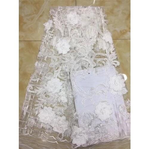 African Lace Fabric embroidered Latest French Net Lace Good looking YG-434 Fabric For Evening Dress High Quality