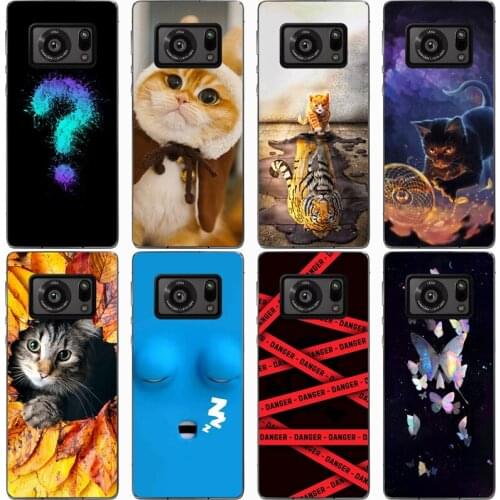 Fashion Soft silicone TPU Back Cover For SHARP AQUOS R6 Phone Funda Case For Sharp Aquos R6 Cute Cartoon Case
