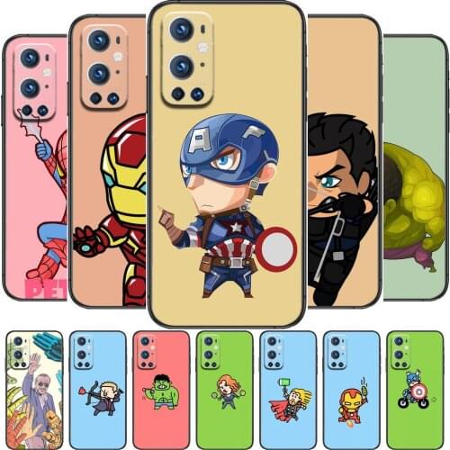 Marvel cartoon Avengers For OnePlus Nord N100 N10 5G 9 8 Pro 7 7Pro Case Phone Cover For OnePlus 7 Pro 1+7T 6T 5T 3T Case