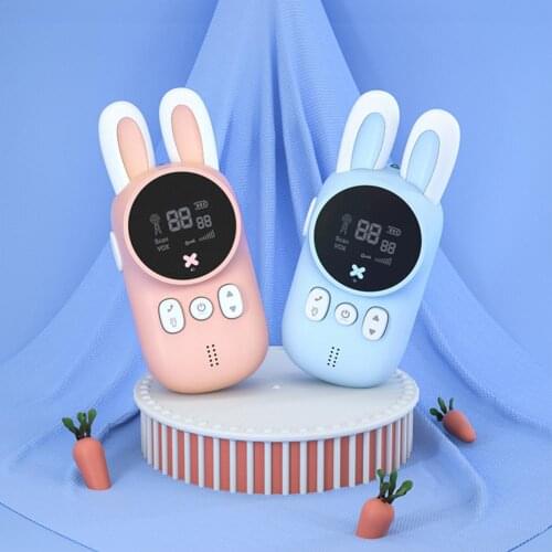Electronic Wireless Walkie Talkie Toy For Children Bunny Walkie-talkie Wireless Portable Intercom Toy Chids Radio Birthday Gift