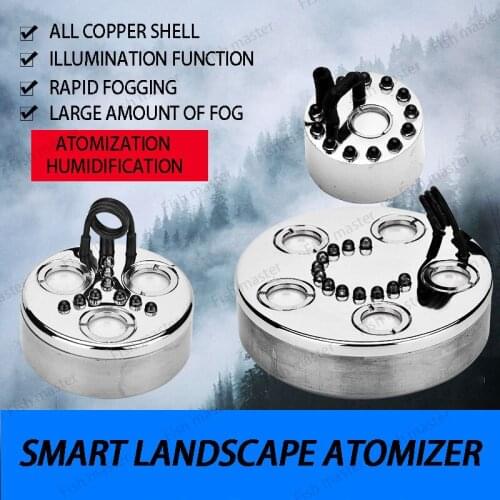 Atomizer head mist generator spray misting water mister fogger atomizer rockery water feature fish tank bonsai ornaments