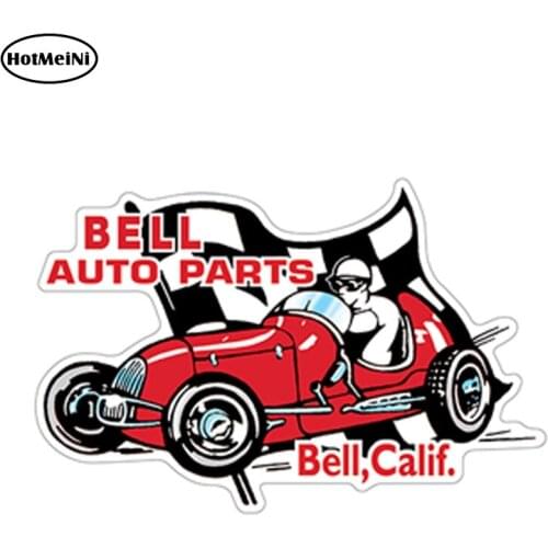 HotMeiNi 12cm x 7.8cm Bell Auto Parts Hot Rod Car Sticker Funny Auto Sticker Decals Car Styling Motorcycle Accessories