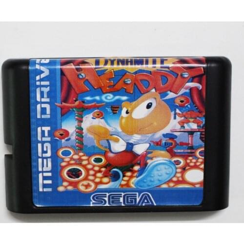 Dynamite Headdy 16 bit MD Game Card For Sega Mega Drive For Genesis