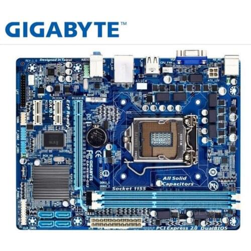 Original motherboard PC Gigabyte GA-H61M-DS2 DDR3 LGA 1155 H61M-DS2 H61 Desktop motherboard