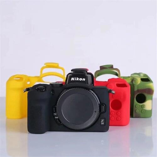Soft Silicone Armor Skin Case Camera Body Cover For Nikon Z50 Camera Bag Protective Shell Cover