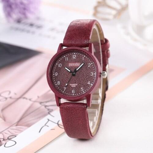 2020 New Top Style Fashion Womens Luxury Leather Band Quartz Wrist Watch Colorful Ladies Watch Women relojes para mujer