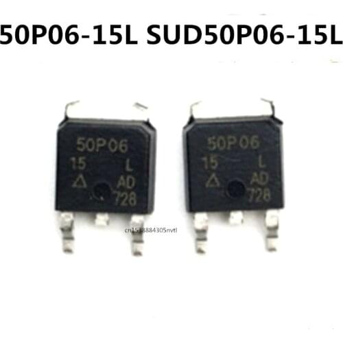 Original 10PCS/ 50P06-15L SUD50P06-15L TO-252