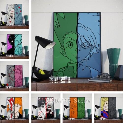 Popular Japanese Anime My Hero Academia Tokyo Ghoul Abstract Art 5D DIY Diamond Painting Diamond Mosaic Cross Stitch Home Decor