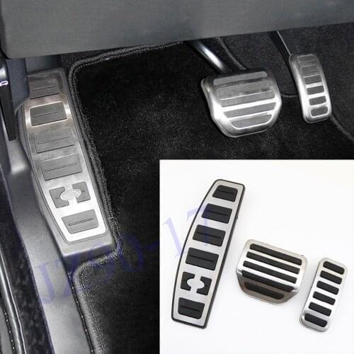 Punch free Antiskid Pad Accelerator brake AT pedal Foot Rest Pedal Fit For Range Rove Sport Discovery 3 4 LR3/LR4 2005-2016