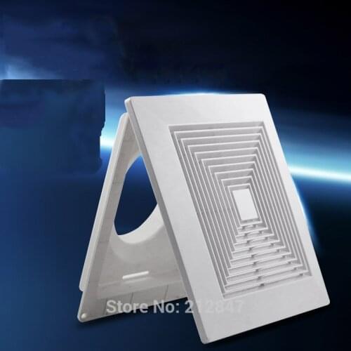 150mm ABS Square Diffuser Mounting Dia Adjustable Valves air conditioning outlet Ventilation Grill Cover
