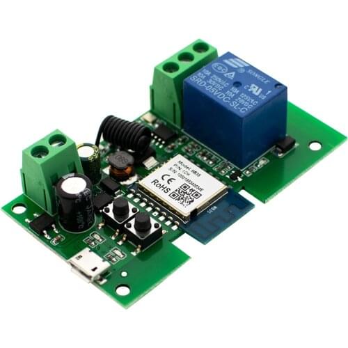 Wifi Relay Switch USB 5V DC 7-32V Remote Control Light Switch Relay Module 433MHZ Remote Control For Smart Home Tuya App Control