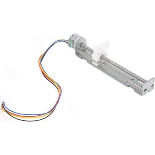 Stepper Motor Linear Stroke with Slider 80mm 2-Phase 4-Wire DIY Small Laser Engraving Machine Stepper Motor with Slider