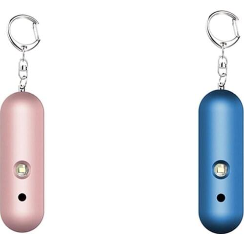 130 Db Personal Alarm,Anti-Wolf Alarm,Security Alarm Keychain with LED Light,for Kids,Girls and Elderly,Etc