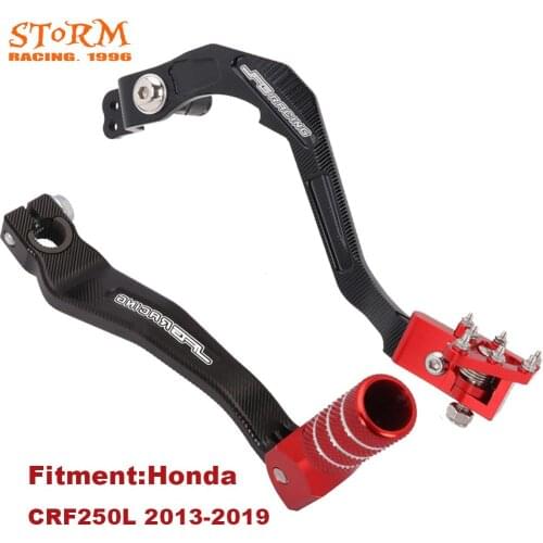 Motorcycle CNC Folding Tip Gear Shift Pedal Shifter Lever Brake Lever For Honda CRF250L CRF 250L 250 2013 2014 2015-2019