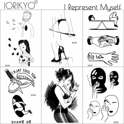 Hot Sale Small Love Temporary Tattoo Women Body Arm Sexy Old School Waterproof Tattoo Girl Ankle Adults Adhesive Tattoo Cosmetic