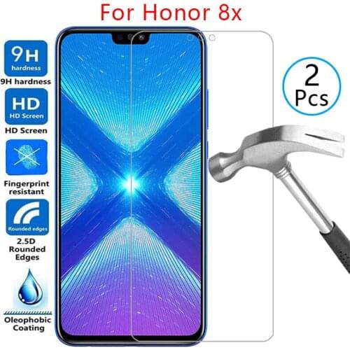 Tempered glass screen protector for honor 8x case cover on honor8x honer onor hono 8 x x8 6.5 protective phone coque bag onor8x