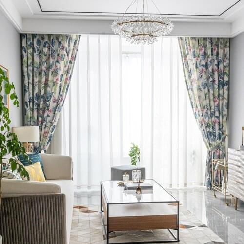 1PC Birds Blackout Curtain for Bedroom Home Decorative Window Living Room Custom Made Blinds Drapes