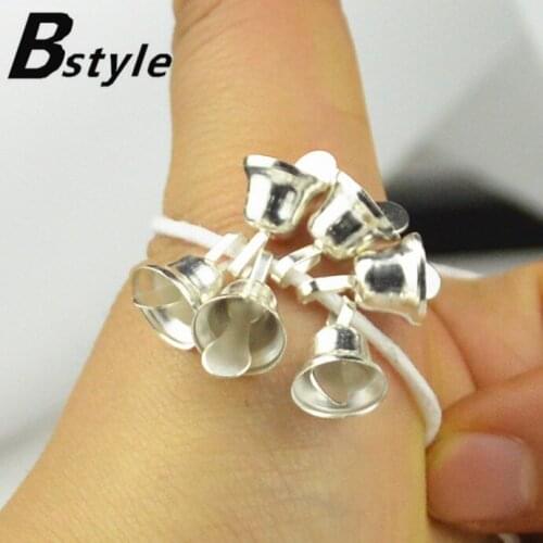 100pcs free shipping11MM silver Christmas Bell for DIY accessories decorative jewel Y accessories