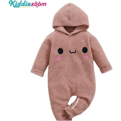 2021 Tiny Cotton Hooded Baby rompers O-neck Baby boy jumpsuit wholesale clothes baby items 0-2Y