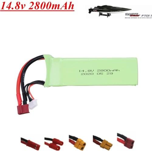 4s 14.8V 2800mah Lipo Battery 30C for FT010 FT011 RC boat RC Helicopter Airplaness Cars 803496 T/XT60/XT30/JST Plug