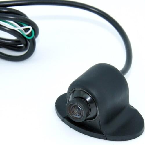 FREE Shipping CCD HD car front view sight mini camera universal car night vision camera for 360 degree waterproof Ip69k