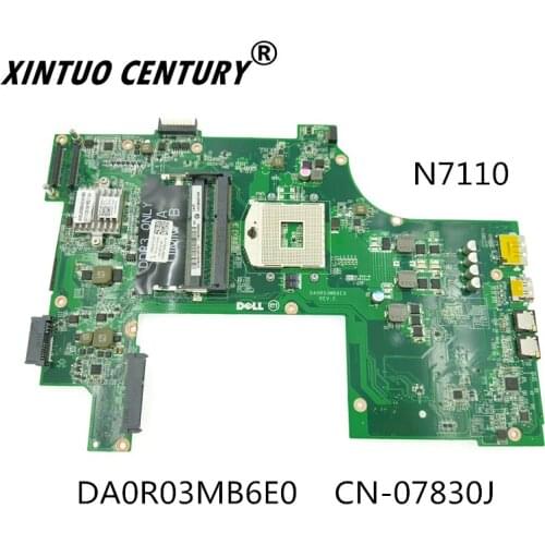 CN-07830J 07830J 7830J DA0R03MB6E0 FOR DELL Mainboard N7110 HM67 31R03MB0000 Laptop Motherboard