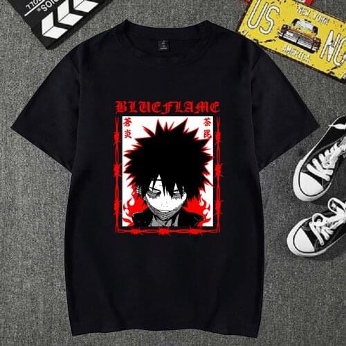 My Hero Academia T Shirt Fashion Tshirt Boku No Hero Academia Dabi Short Sleeve Tops