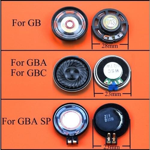 YuXi Louder Speaker for Nintend Gameboy Color Advance for GBC GBA for Gameboy Advance SP GBA SP LoudSpeaker 23mm 28mm