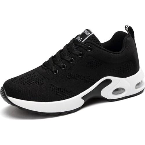 Spring Hot Selling Students Air Cushion Soft-Soled Shoes Breathable Casual Running Shoes Outer Code Large Size WOMENS Shoes