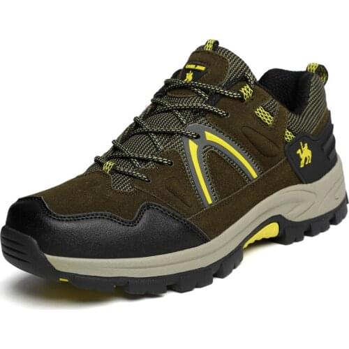 Men Women Outdoor Sports Hiking Shoes Breathable Mountain Climbing Footwear Trekking Boots Plus Size Classic Couple Sneakers