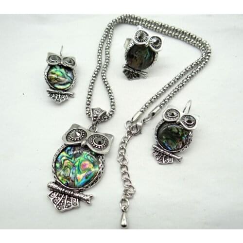 Natural stone Quartz Crystal Turquoises Opal lapis tiger eye charm owl pendant for diy Jewelry making necklace earring Bracelet