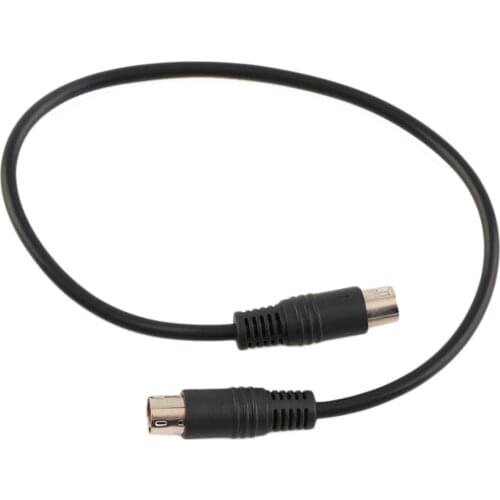 New Black 9-PIN Mini TO 9-PIN Mini Din Signal Cable For Genesis 2 Scart Cable Hot Promotion