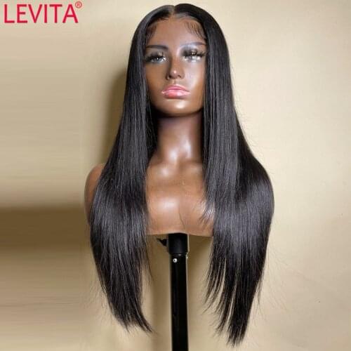 LEVITA Wholesale Bone Straight Lace Front Wig Brazilian Lace Front Human Hair Wigs For Women 4x4 Lace Closure Wig 150% Density