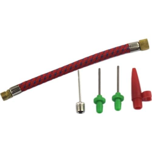 Durable 5.1'' Bike Pump Extension Hose Sports Ball Needle Inflatable Toy Nozzle