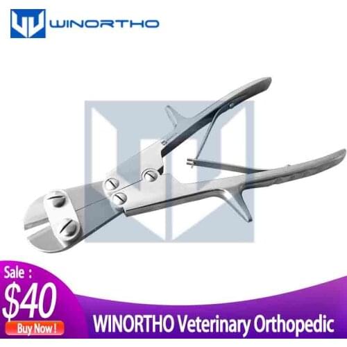 Implant Cutter Stainless to 2.5mm Capacity Close Cut 210mm Long veterinary orthopedic pet surgical supplies animal