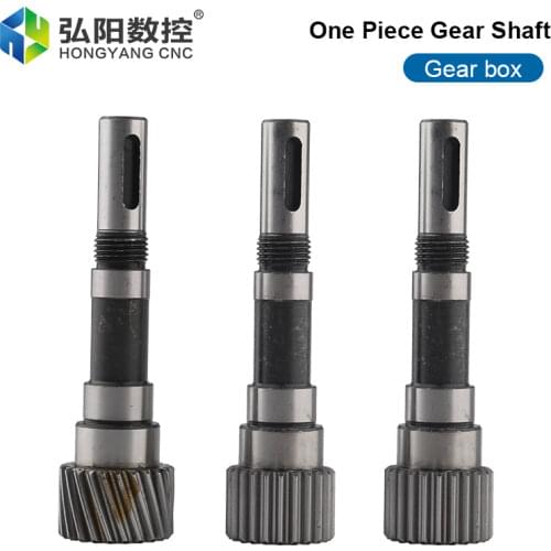 Woodworking Carving 23-Tooth Integrated Die-Casting Gear Box Gear Shaft Straight Tooth Helical Gear Gear Box Special Shaft
