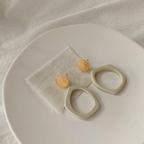 S925 Silver Creative Design Irregular Shaped Hollow Jewelry Stud Earrings Korean Earrings Stud Earrings Earrings for Teens