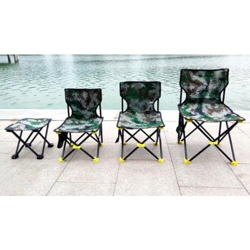 Camo Travel Ultralight Folding Chair Stool High Load Outdoor Camping Chair Portable Beach Hiking Picnic Seat Fishing Tools Chair