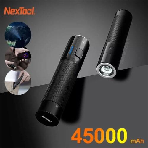 Nextool Xiaozhi Outdoor Flashlight 1200lm IPX4 Waterproof Portable Power Bank Rechargeable Mini Powerful Torch