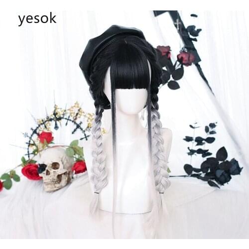 Длинные искусственные парики YESOK China At AliExpress
