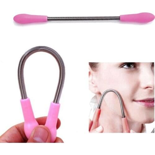 Women Facial Hair Remover Epilator Epistick Depilatory Spring Face Threading Tool Facial Hair Removal Makeup Tools