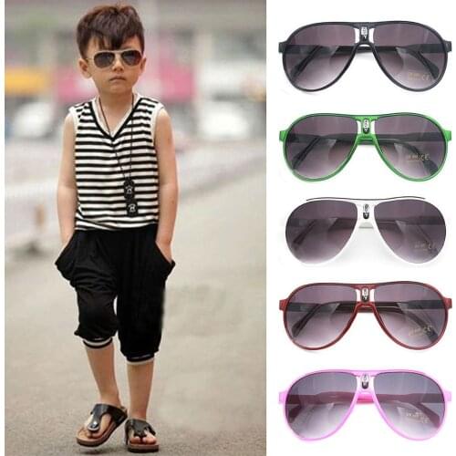 Boys 1pc Glasses Shades Goggles Outdoor Anti-uv Sunglasses Girls