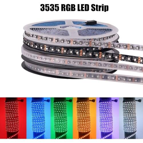 DC 12V RGB LED Strip IP21 IP67 Waterproof 3535 60LEDs/m 120LEDs/m Indoor Lighting LED Light Strip 5m